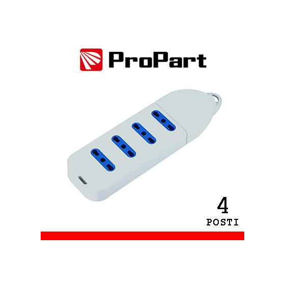 Multipresa 4pos bipasso senza cavo