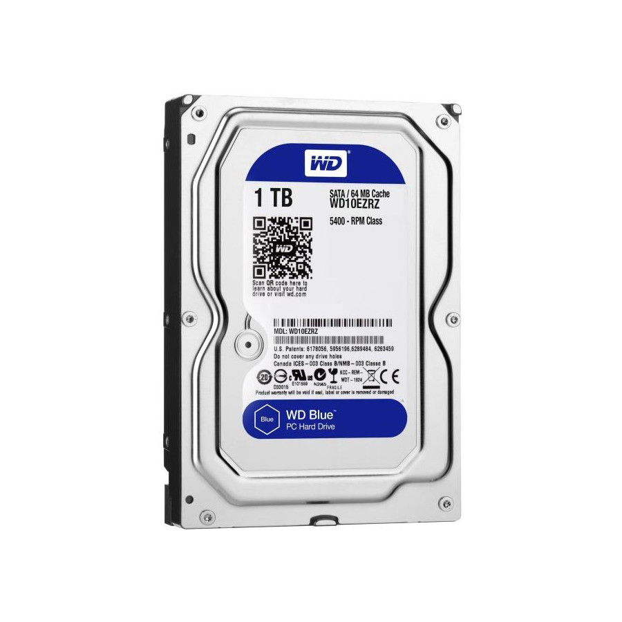 Western Digital HDD int.1TB WD10EZRZ, BLUE