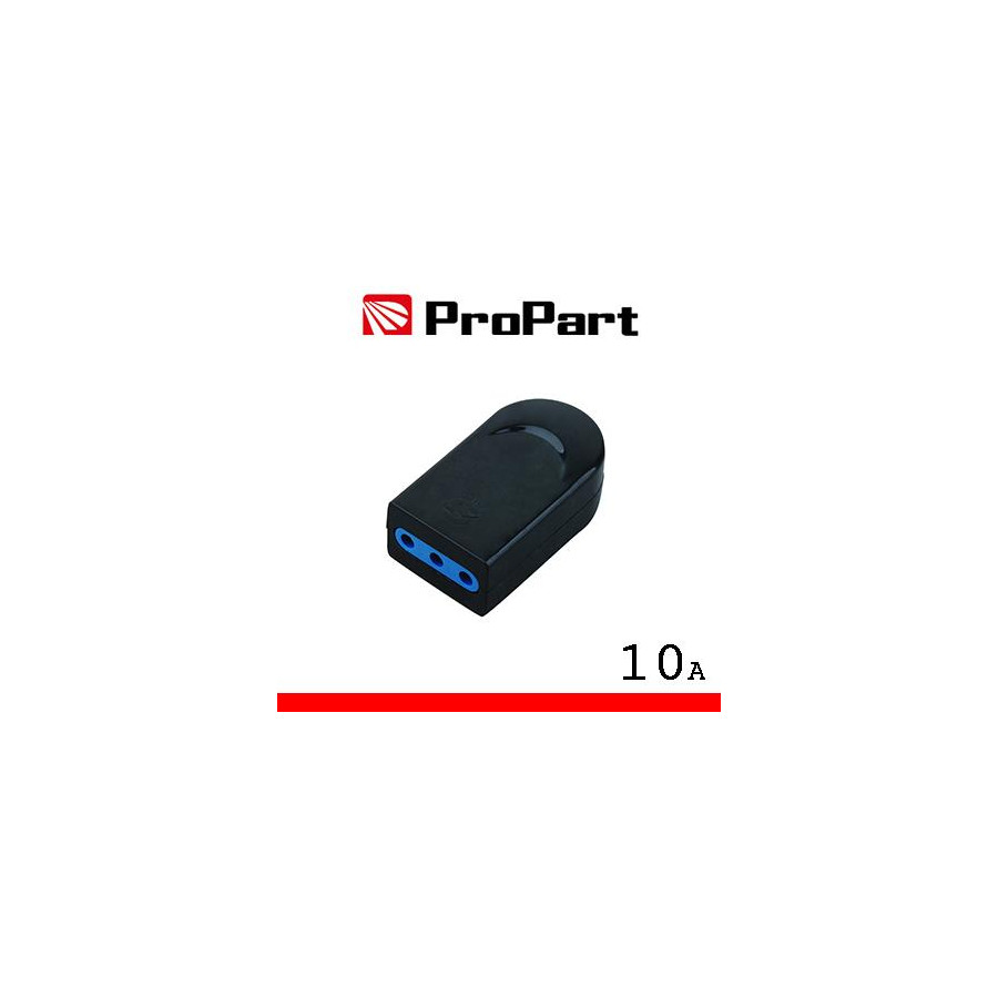 Presa 10A 2P+T nera polybag