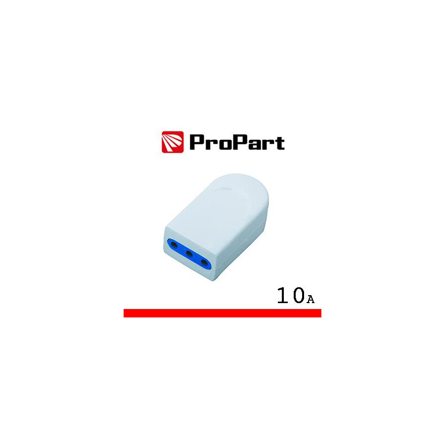 Presa 10A 2P+T polybag