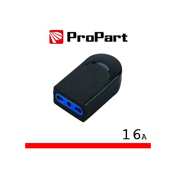 Presa 10/16A 2P+T nera polybag