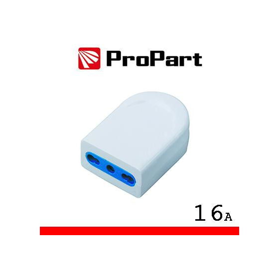 Presa 10/16A 2P+T polybag