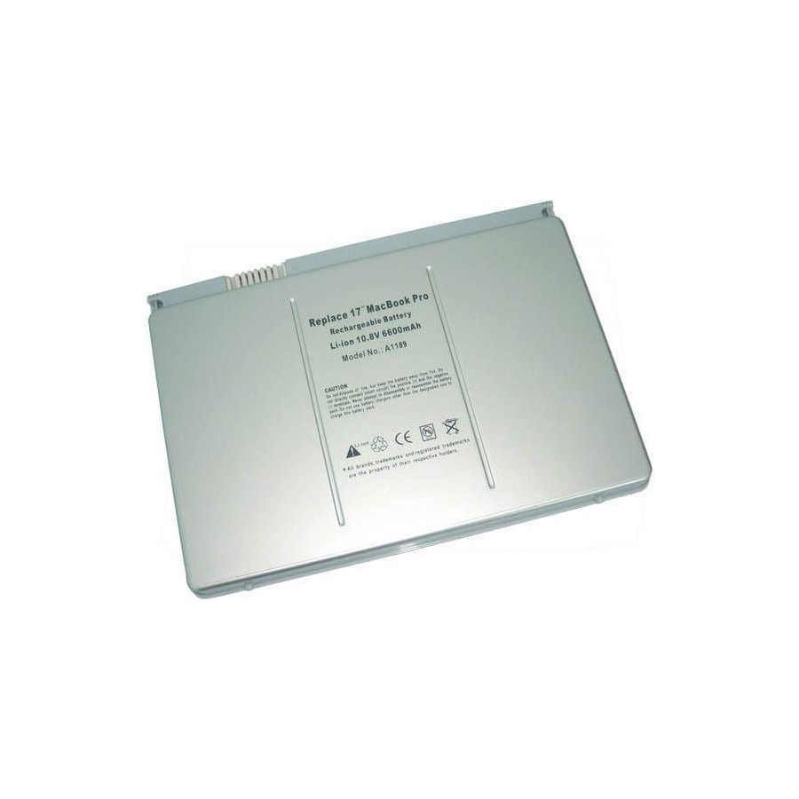 A1189 - Batteria per Apple MacBook Pro 17 - 6300 mAh