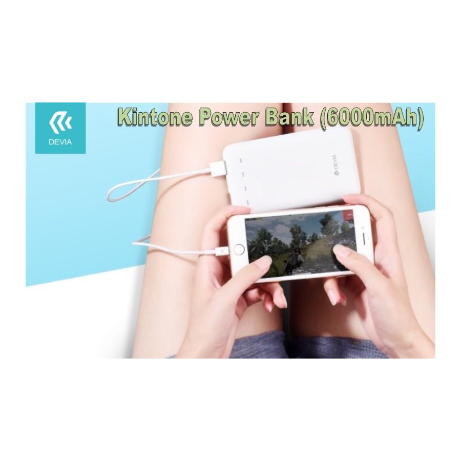 Power Bank 6.000 mAh Doppia Uscita Usb 2.1 A. Nero