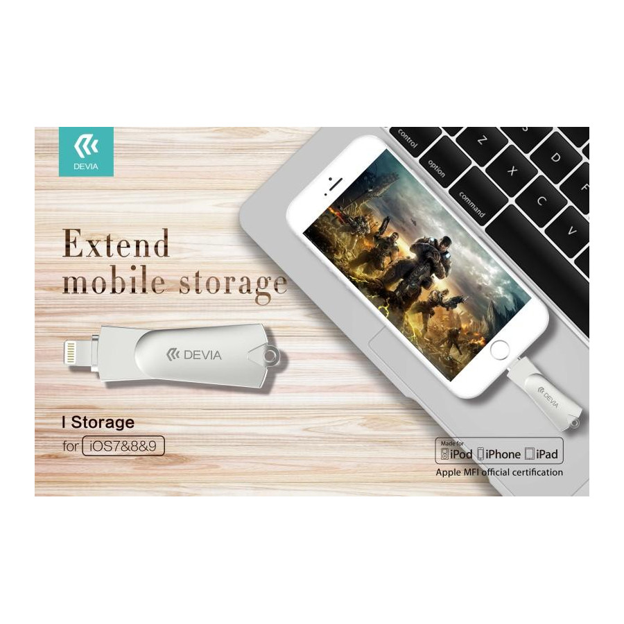 iStorage Chiavetta Memoria iPhone iPad Apple Ufficiale MFI 