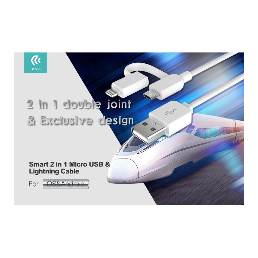 Cavo m-USB 2.1 e iOS8 + Dati e Carica Per Apple e Android