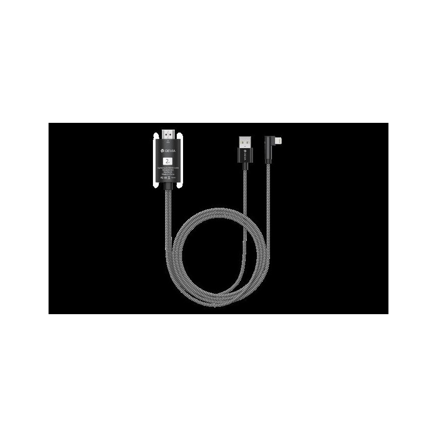 Cavo Adattatore Serie Storm da HDMI a Lightning Nero