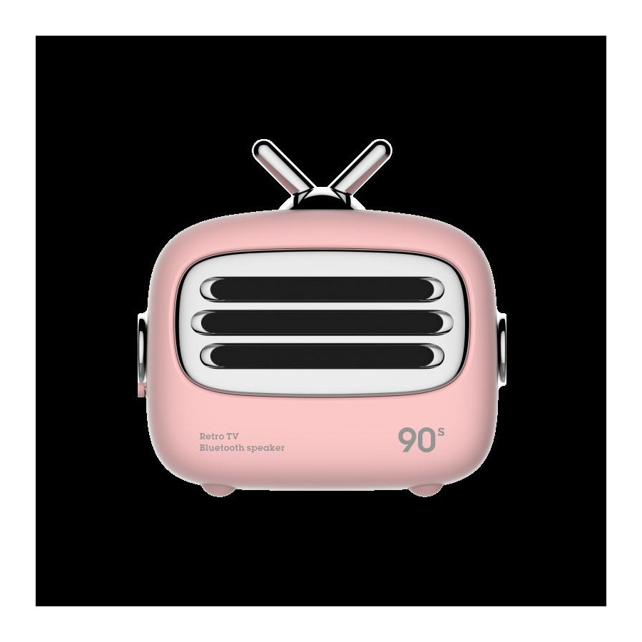 Mini altoparlante Bluetooth 4.2 vintage Rosa