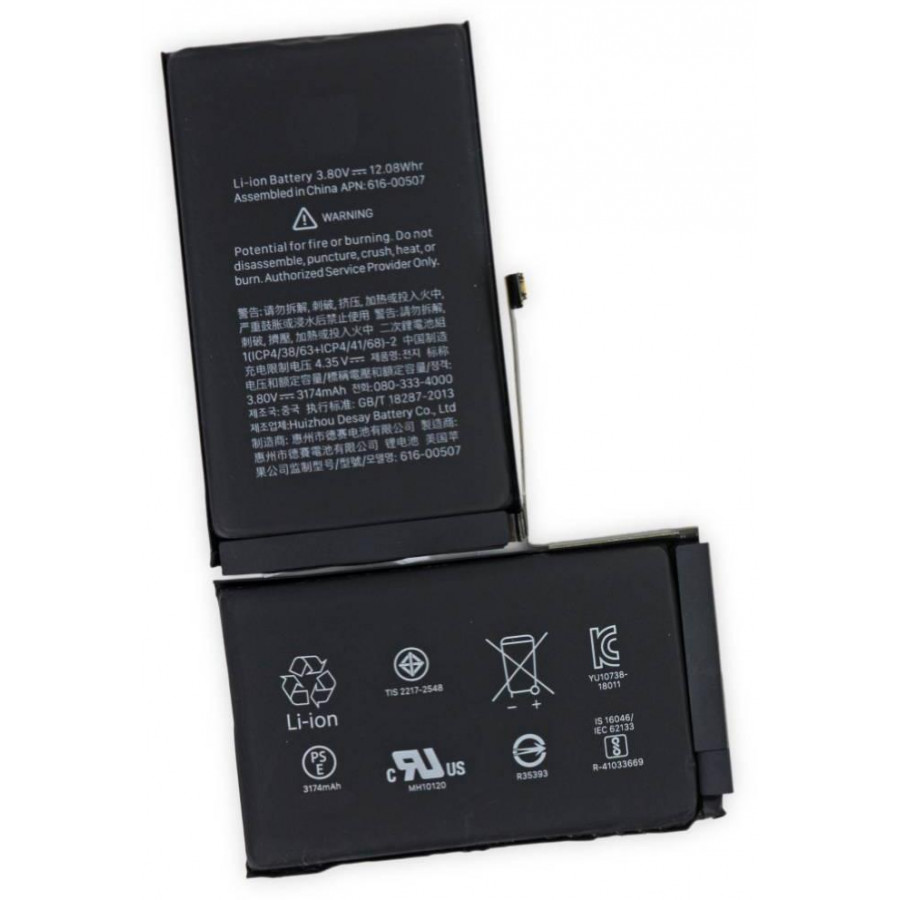 Batteria per iPhone XS MAX, 3174mAh