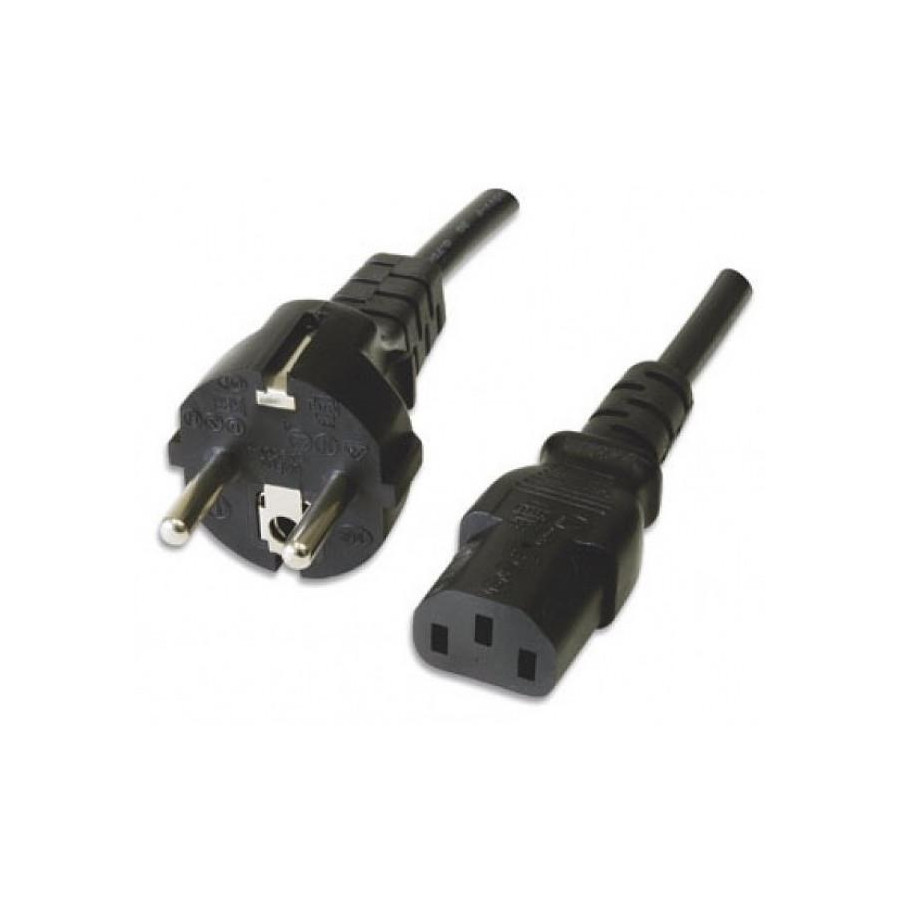 Cavo alimentazione C13 F a Schuko 1,20m nero