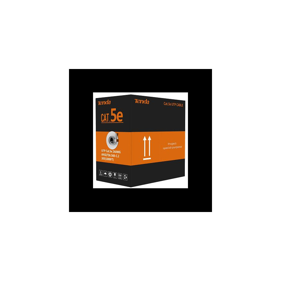 Cavo eth CAT5e UTP 0.50mm 8 fili 24AWG - bobina 305metri